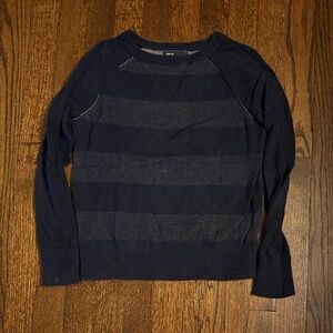 GAP boys Navy Striped Sweater youth size 6-7